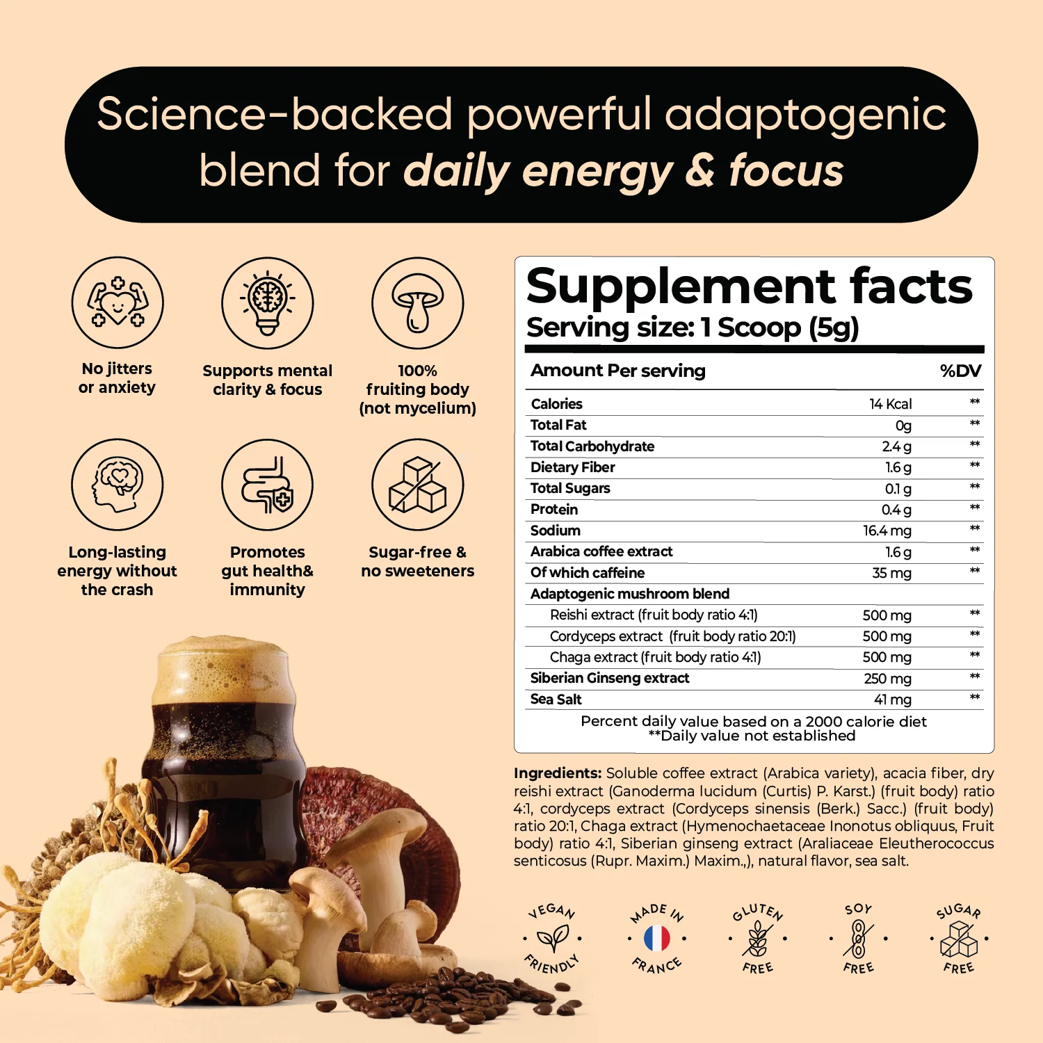 MUSHROOM COFFEE 30 Servings - Image 8